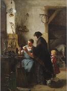Robert Koehler The Old Sewing Machine oil painting